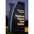 Hospital Outdoor Public Directory Identity Pylon Monument Signage